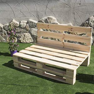 Sofa PALETS Europeo Interior Exterior Nuevo A ESTRENAR Natural