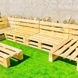 Conjunto RINCONERA con PALETS Europeos + Mesa Interior/Exterior NUEVOS A ESTRENAR 1,2m X 4m X 1,2m