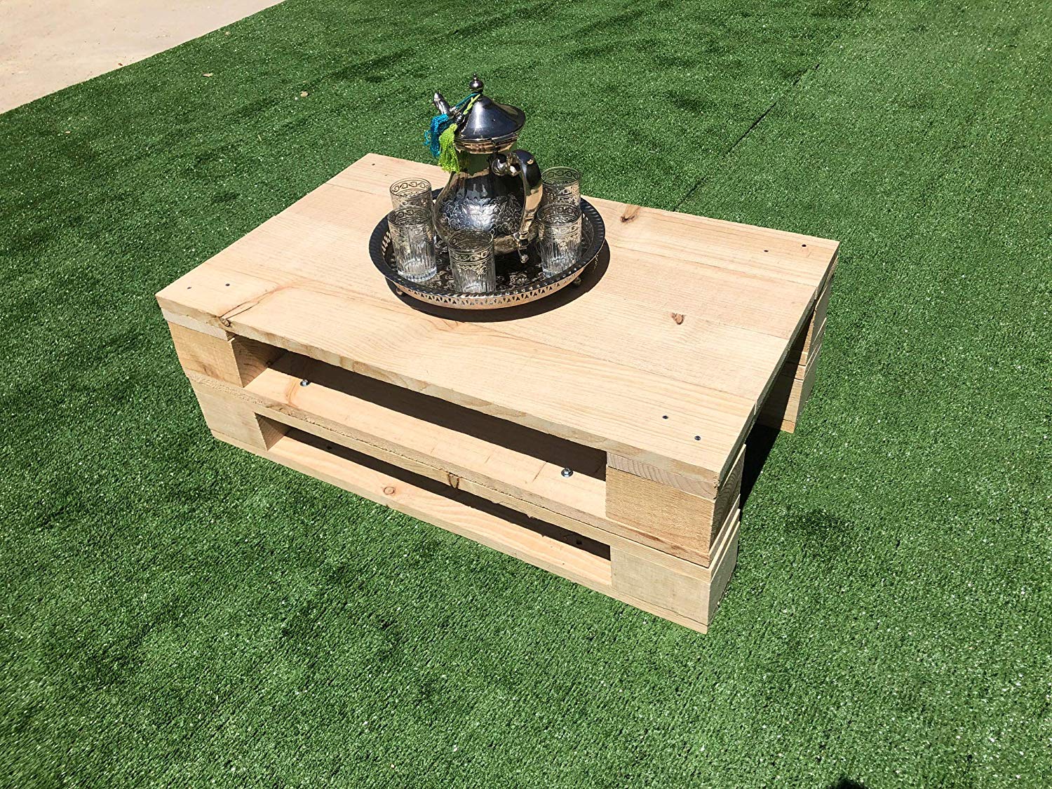 91UnreiQkYL._SL1500_ Mesa DE Centro PALETS NUEVOS Mesa VINTAGE - RÚSTICA.