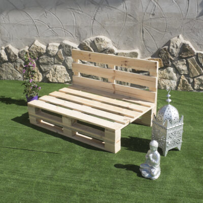 Construcción del sofá con chaise longue hecho de paléts: idea útil Construcción del sofá con chaise longue hecho de paléts: idea útil