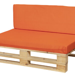 cojines transpirable para sofá color naranja