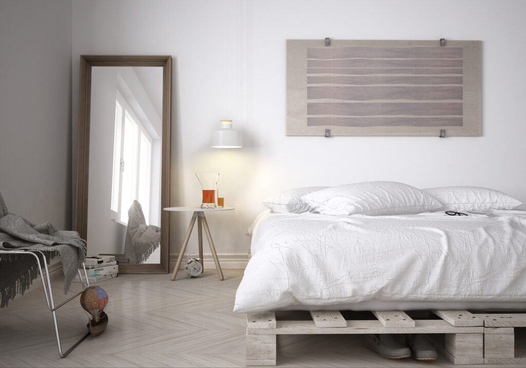 cama de palets bed pallets