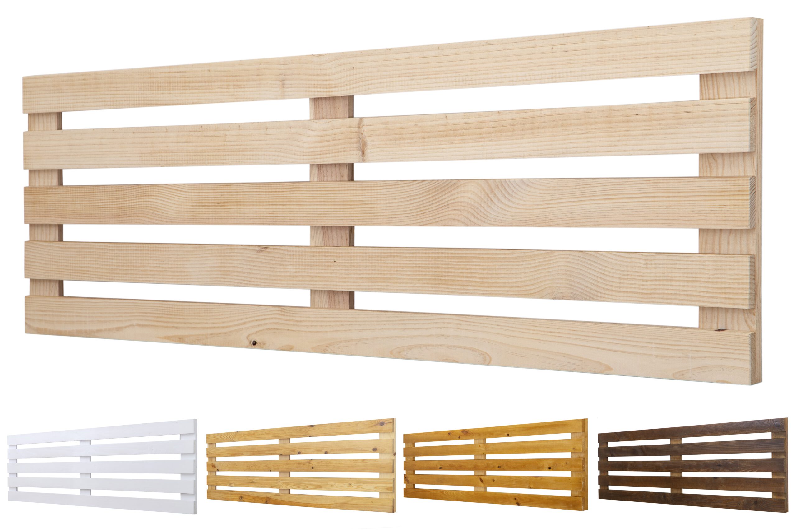 CABECERO DE PALETS MODELO TALAVERA EN CRUDO AL ANTURAL SIN BARNIZAR SIN PINTAR