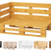 estructura Chaiselong de palet color roble estructura Chaiselong de palet color roble
