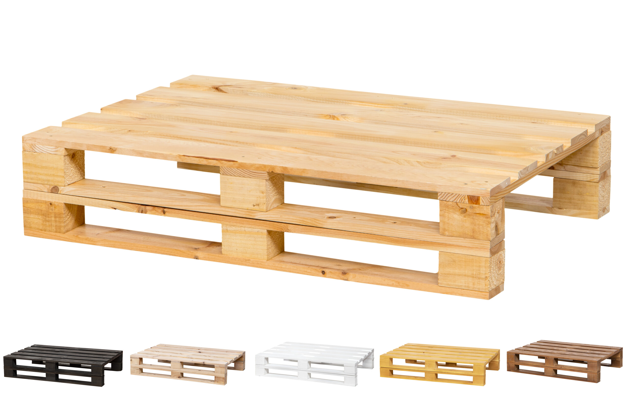 mesa palet barnizado banco palet barnizado